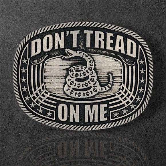Montana Silversmiths Other - Montana Silversmiths‎ Don't Tread On Me Roped Gadsden Belt Buckle Retail $45 NEW